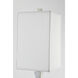 Canada 40 inch 100.00 watt Silver Table Lamp Portable Light